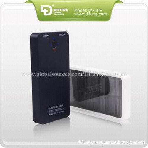 0.7W emergency solar panel dual USB portable solar charger for Samsung mobile phone
